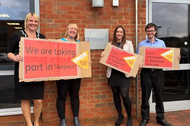 Businesses sign up to Burton YMCA charity sleepout
